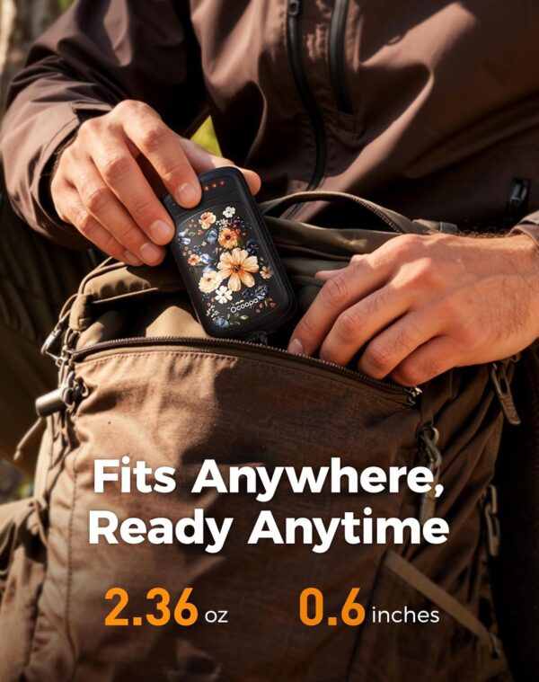 Dual-Sided Hand Warmers Rechargeable 2 Pack, Stocking Stuffers for Men Women Teens Boys Girls, White Elephant Gifts for Adults, Gifts for Men Wp, Heated Gloves Must Have, Hunting Essentials 2
