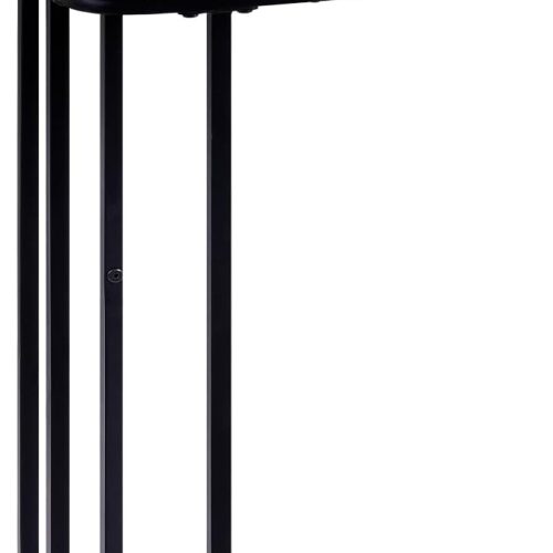 C Shaped End Table, 27 Inches High Small Side Table for Sofa and Bed