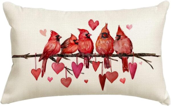 Valentines Pillow Covers 12x20 inch Valentines Day Decoration 1