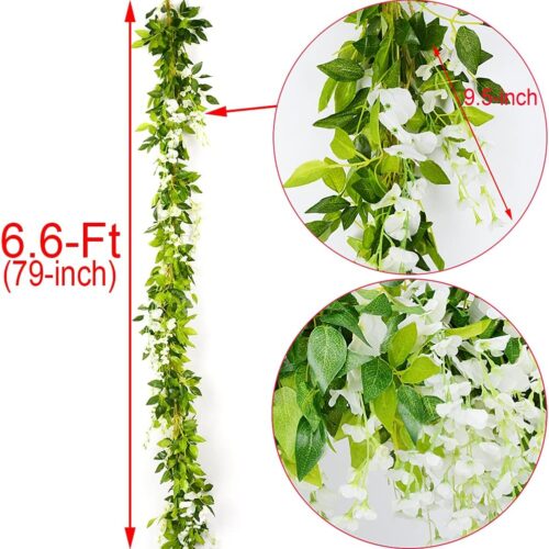 Artificial Fake Wisteria Vine