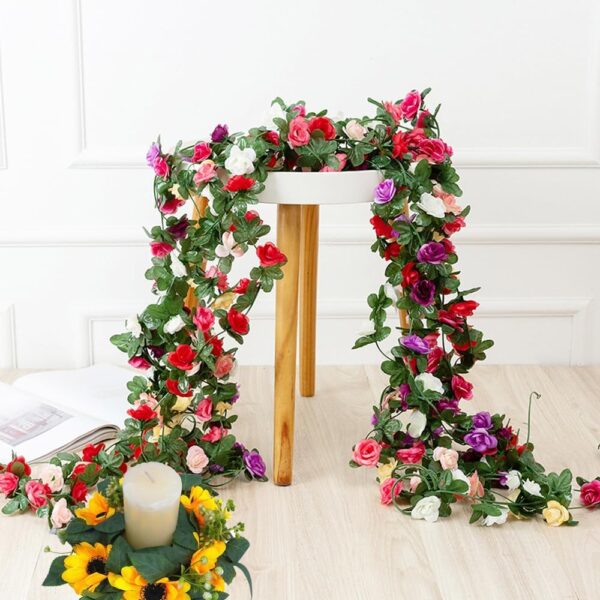 Sunflower Candle Ring Mini Summer Wreath Artificial Flower Pillar Holder 10" for Table Centerpieces Home Garland Farmhouse Wedding Rustic Party Decoration 3