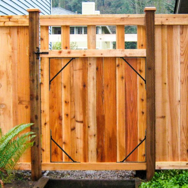 Anti Sag Gate Kit Heavy Duty No Sag Kit for Wooden Gate Fence with a Gate Latch 3
