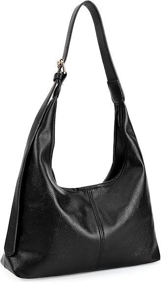 Hobo Tote Bags for Women Soft Vegan Leather Shoulder Handbag Slouchy Everyday Travel Purses 1