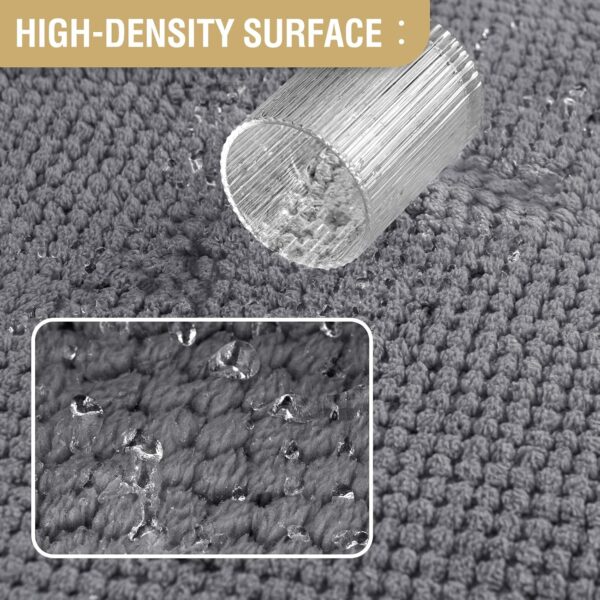 H.VERSAILTEX Waterproof Couch Cover Plush Sofa Cover with Strap Soft Anti Slip Sofa Slipcovers for 3 Cushion Sofa Couch Protector Cover for Dogs Cats Kids,36x72'',Gray 4