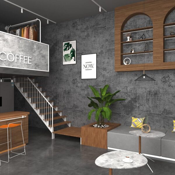 3YECAO 16"×118" Thick Blue Grey Peel and Stick Concrete Wallpaper 3d Faux Gray Concrete Contact Paper Vinyl Wrap DIY Self Adhesive Matte Grey Cement Wallpaper Tile Sticker for Countertops Walls Drawer 2