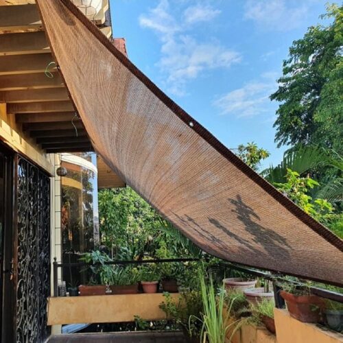 WF12806MAX_1 Shade Sail Sun Shade Cloth 6'6"x9'9" Rectangle Outdoor Canopy Outside Sunshade Awning Cover Privacy Screen Net UV Block for Patio Pergola Gazebo Porch Backyard Lawn Garden Outdoor Activities