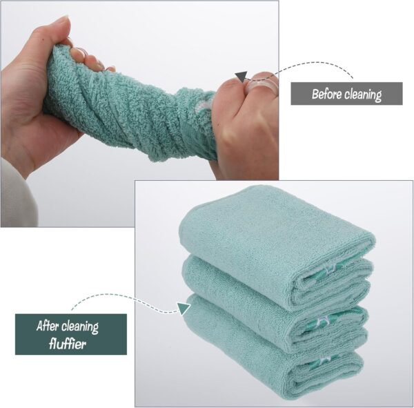 3 Pack Coastal Hand Towels for Bathroom 100% Cotton Embroidered Beach Bathroom Towels 13.4 x 29'' Starfish Blue Finger Towel Nautical Decorative Towel Gift for Summer Holiday 3