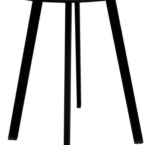 Meluvici Outdoor Side Table, Weather Resistant Patio Small Side Table Outdoor Indoor Round Metal Steel Small Table, Waterproof End Table for Garden Balcony Yard, Black
