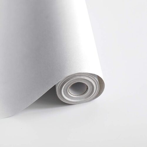 Safiyya 118"x17.7" Peel and Stick Wallpaper White Contact Paper Waterpoof Self Adhesive Decorative Contact Paper Vinyl Roll for Wall Kitchen Wallpaper for Bedroom