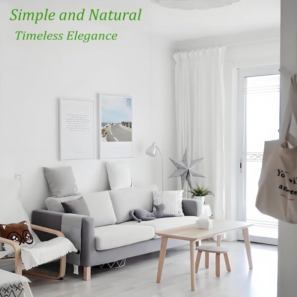 Safiyya 118"x17.7" Peel and Stick Wallpaper White Contact Paper Waterpoof Self Adhesive Decorative Contact Paper Vinyl Roll for Wall Kitchen Wallpaper for Bedroom 3