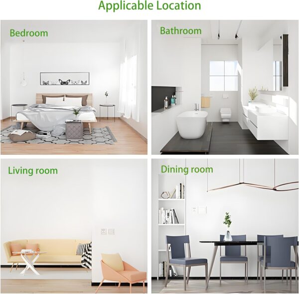 Safiyya 118"x17.7" Peel and Stick Wallpaper White Contact Paper Waterpoof Self Adhesive Decorative Contact Paper Vinyl Roll for Wall Kitchen Wallpaper for Bedroom 4