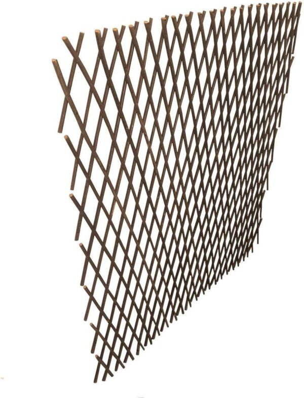Sumery Nature Willow Trellis Expandable Plant Support Plant Climbing Lattices Trellis Willow Expandable Trellis Fence for Climbing Plants Support 36x92 Inch,Double Panel (2, Willow Wicker Fence) 2
