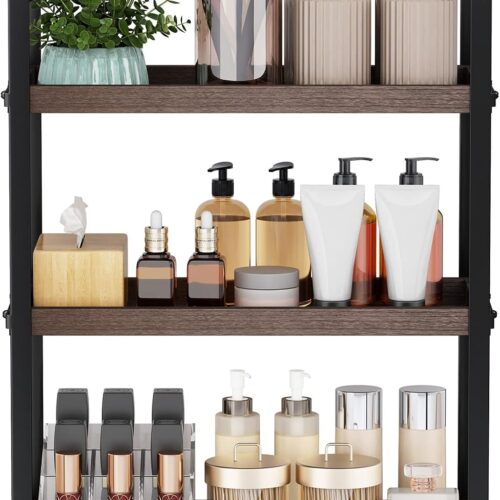 WF5314MAX_1 HNRLOY Bathroom Counter Organizer, Bathroom Counter Shelf, Makeup Organizer | Bathroom Countertop Organizer, Bathroom Sink Organizer, Perfume Organizer, Vanity Shelf, Bathroom Organization and Storage