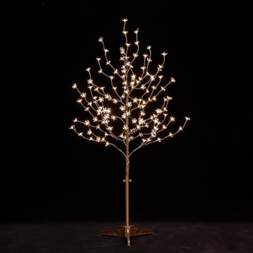 4ft Lighted Cherry Blossom Tree wtih 144 Warm White LED