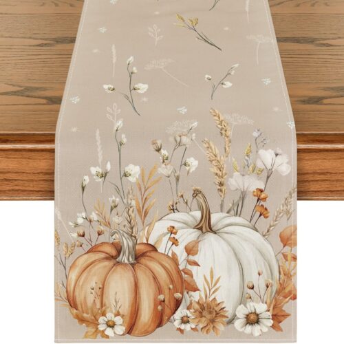 Artoid Mode 210 GSM Fall Table Runner Home Party Decor 13x72 Inch