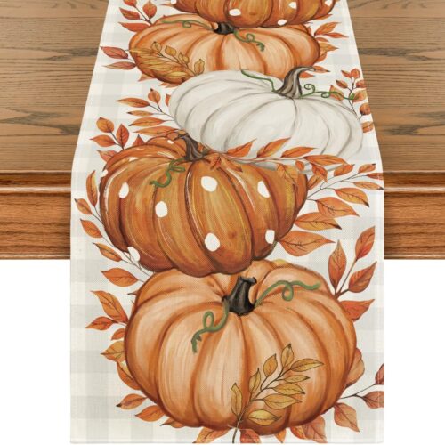 Artoid Mode 210 GSM Fall Table Runner Home Party Decor 13x72 Inch