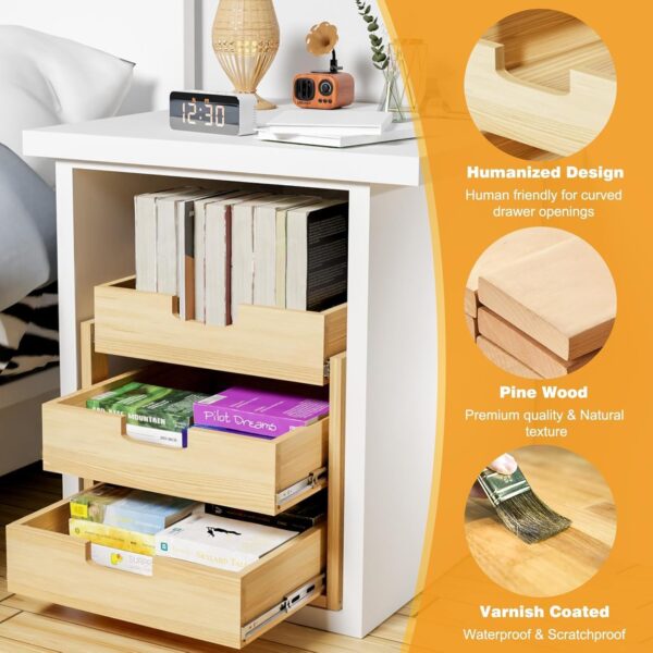 Pull Out Cabinet Organizer, 14''W×21''D Sliding Drawers for Cabinets, 3 Tier Soft Close Slide Out Wooden Pull out Drawers, Base Cabinet Organization for Kitchen, Pantry, Bathroom. 4