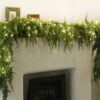 MISSPIN 6ft Christmas Garland with Lights, Real Touch Cedar Pine Garland, Green Artificial Greenery Garland for Table, Mantle, Wall, Indoor, Outdoor Christmas Decorations