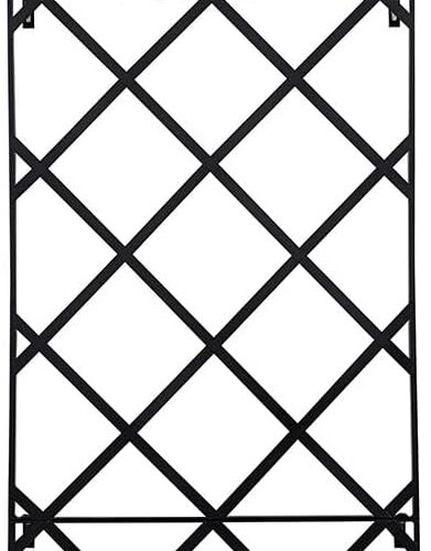 Giant Trellis, 108” high (9’ Tall) by 28” Wide Trellis with Arched top - by Meranti Home + Garden