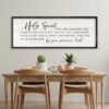 RLWangChao Holy Spirit You are Welcome Here Wall Decor Art 40"×15" Black