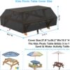 WF3964MAX_2 Kovshuiwe Kids Picnic Table Cover Heavy Duty 600D Waterproof Oxford Cloth
