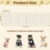 6-Panel Clear Acrylic Freestanding Dog Gate, Folding Pet Barrier