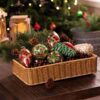 Valery Madelyn 10ct Christmas Glass Ornaments Tree Decorations Set