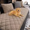 Faux Fur Couch Cover for Dogs Fuzzy Thick Pet Couch Covers Washable